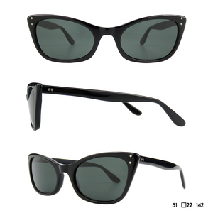 2024 Milan Optical Fair diseñador sombra gafas <span class=keywords><strong>de</strong></span> sol hombres mujeres pequeño ojo <span class=keywords><strong>de</strong></span> gato polarizado espesar gafas <span class=keywords><strong>de</strong></span> sol <span class=keywords><strong>de</strong></span> acetato hechas a mano - Product Image 5