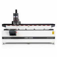 Centre d'usinage à quatre broches Fanuc CNC-4000 pour profilés en aluminium, idéal pour la production de cadres de fenêtres et de portes