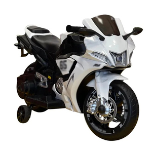 Moto Elettrica <span class=keywords><strong>per</strong></span> <span class=keywords><strong>Bambini</strong></span> a Due Posti, Giocattolo Cavalcabile <span class=keywords><strong>per</strong></span> 2-<span class=keywords><strong>4</strong></span> <span class=keywords><strong>Anni</strong></span> con Ruote Ausiliarie, Luci e Musica - Product Image 2