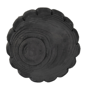 Ciotola decorativa in legno con bordo smerlato per centrotavola da caffè, decorazione per la casa, la cucina e il soggiorno - Product Image 6