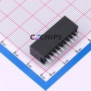DB2EVC-2.5-10P-BK Plug-in Terminal Block Through hole,P=2.5mm Connector Board-to-Board / Socket - Closed 1x10P 2.5mm Black - Product Image 2