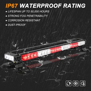 Tự Động Hệ Thống Chiếu Sáng 54W Nhấp Nháy Nhấp Nháy Nhấp Nháy Cảnh Báo Thanh Ánh Sáng Đôi Side Red Trắng Báo Động Khẩn Cấp Đèn Cho Xe Roof - Product Image 3