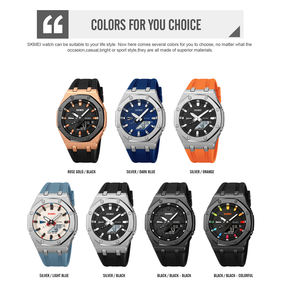 Skmei 2243 인기 판매 카운트다운 알람 날짜 듀얼 타임 실리콘 스트랩 라이트 디지털 방수 스포츠 시계 - Product Image 5