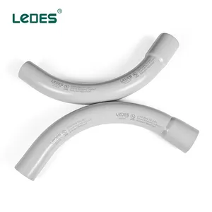 LEDES UL 1/2" UPVC Duct Elbow 90 Degree