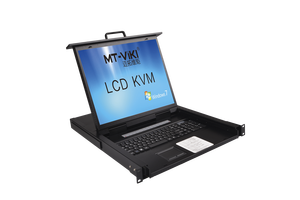 Commutateur KVM LCD 19 pouces avec Auto-OSD et télécommande, <span class=keywords><strong>console</strong></span> KVM en rack 1U, <span class=keywords><strong>tiroir</strong></span> 16x1 VGA, 16 ports LCD 19 pouces, commutateur KVM IP - Product Image 5