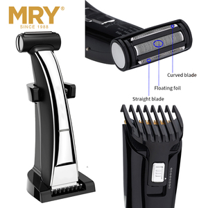 <span class=keywords><strong>Afeitadora</strong></span> Eléctrica de Lámina para Hombre MRY, Dos Cabezales Intercambiables, Segura para la Piel, USB-C Inalámbrico, Recortadora de Barba de Cuatro Cuchillas - Product Image 4
