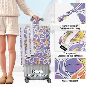 3 Pack <b>Expandable</b> Washable Travel Storage Bag Set Aloha Hawaii Custom Clothes Organizer Travel Organizer Bag <b>Shoes</b> Packing Bag - Product Image 2