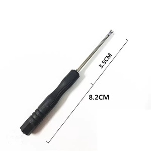 Juego de Destornilladores de 2.0 mm de Cabeza Plana, 1.5 mm Phillips, 0.8 mm Estrella, 0.6 mm Hexagonales, Magnéticos, con Mango de Acero al Carbono y Empuñadura de Plástico, Herramientas de Reparación - Product Image 5