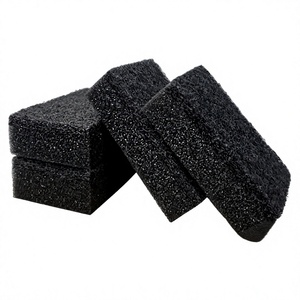 <span class=keywords><strong>Éponge</strong></span> à récurer composite double face à double <span class=keywords><strong>action</strong></span> pour cuisine, élimine efficacement les taches tenaces, fibres résistantes pour casseroles - Product Image 1