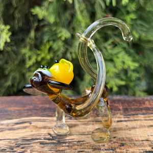 New Handmade High Borosilicate Murano Glass Folk Art Angel Feng Shui <b>Easter</b> <b>Book</b> Giraffe Animal Art 3D Form Tiny Glass Glass - Product Image 3