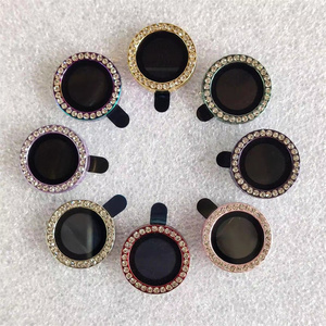 Kim Cương Bling Mini Máy Ảnh Ống Kính Bảo Vệ Phim Cho <span class=keywords><strong>iPhone</strong></span> 14 13 12 Pro Max Điện Thoại Di Động Glass Bảo Vệ De Camara 3D 9H 99.9% - Product Image 2