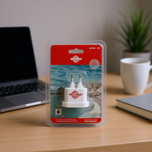 อะแดปเตอร์แปลงไฟ Wisdomup 9V แบบเสียบปลั๊กมาตรฐานจีน วัสดุพลาสติกและโลหะ - Product Image 2