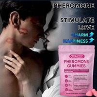 Gummies aux phéromones OEM – Équilibre hormonal naturel, supplément à base de plantes, écorce d'orme rouge, racine de maca pour femmes et hommes adultes