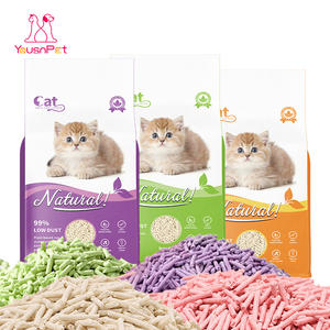 Litière pour chat en tofu biodégradable de qualité supérieure, écologique, matériaux naturels, sans poussière, agglomérante, contrôle des odeurs, jetable dans les toilettes - Product Image 1