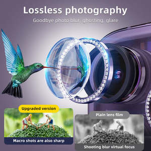 Paillettes colorées diamant Bling téléphone portable verre trempé Film Len protecteur avec plaque de localisation facile à installer pour iPhone <span class=keywords><strong>Samsung</strong></span> - Product Image 4