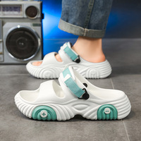 Sandales pour couples 2026 Nouvelle Collection Antidérapantes Résistantes à l'usure Chaussons Homme Été Respirantes Intérieur-Extérieur Loisirs Plage Tige en EVA