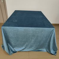 BY250027 Usine En Gros Velours Doux Tissu Couverture De Table 70x160cm Linge De Table pour Décorations De Réception De Mariage