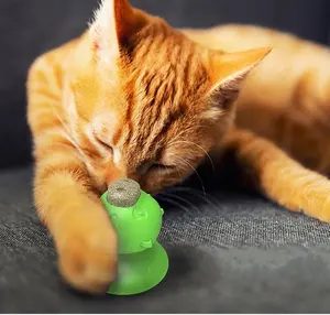 小猫猫薄荷玩具安全健康有趣的宠物玩具Tpr材料吸盘猫薄荷舔玩具
