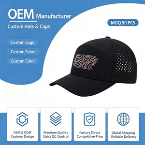 Casquette de baseball à 6 panneaux imperméable à visière plate, réglable, personnalisable, unisexe, pour l'extérieur, prix d'usine par BRANDSOON INDS - Product Image 1