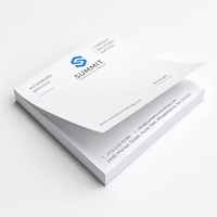 Carnet de notes promotionnel 3x3 pouces, bloc-notes imprimé, notes autocollantes, logo personnalisé