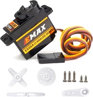 Servomoteur analogique EMAX ES08A II 1,8 kg-s avec mini engrenages en plastique pour modèles RC et robots DIY, moteurs métalliques durables, prise JR FUT