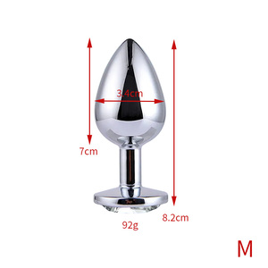 Plug Anale Impermeabile in Acciaio Inossidabile, Sensazione Liscia, Giocattoli Sessuali, Prodotti Erotici per Uomini, Donne e Gay, Dilatatore Anale - Product Image 5