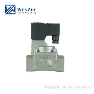 1 \ "Roestvrijstalen Pilotbediende Membraanmagneetventiel 2 \" Normaal Gesloten 220V Ac/12V 40Mm Solenoïde Voor Gasmedia - Product Image 4