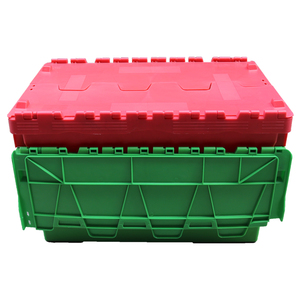 QS plástico grande armazenamento caixas armazenamento recipientes com tampas - Product Image 1
