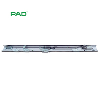 Sistem Pintu Sensor Microwave PAD, Pintu Kaca Tempered, Operator Pintu Geser Otomatis, Penutup Pintu Tersembunyi