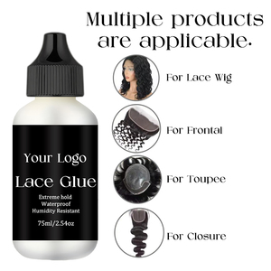 Pegamento para Pelucas de Encaje de 75 ml, Resistente al Agua, Fijación Fuerte, Logotipo Personalizado, Adhesivo para Pelucas de Encaje de Fijación Extrema - Product Image 2