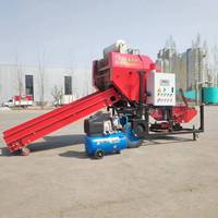 Presse à balles multifonctionnelle automatique DingYe pour ensilage d'herbe, arachides, tiges de maïs, foin, avec fonction de compression et d'emballage