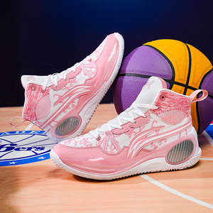 Brand Logo Custom Anti Slip High Top Professional Men <strong>Outdoor</strong> Sports Sneakers Breathable Blank Mesh Women <strong>Basketball</strong> <strong>Shoes</strong> - Product Image 6