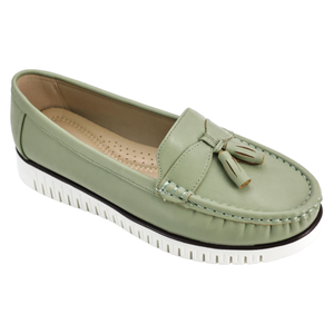 Ca444-1 Nuevos Mocasines Suaves Estilo Loafer, Zapatos Planos de <span class=keywords><strong>Ballet</strong></span> con Punta Redonda y Suela para Caminar, Calzado Casual Cómodo para Mujer - Product Image 3