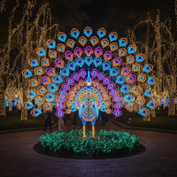 Farol de Parque Grande Personalizado con Luces LED para el Día de Muertos en México, Decoración Luminosa, Faroles Temáticos para Festivales
