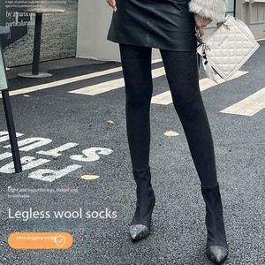 Venta al por mayor: Pantimedias térmicas de lana gruesa para <span class=keywords><strong>mujer</strong></span>, cálidas, adelgazantes y moldeadoras, con forro polar, suaves, para uso diario en otoño e invierno. - Product Image 1