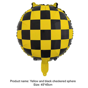 Ballons décoratifs à thème routier en forme <span class=keywords><strong>de</strong></span> dessin animé, barrières, feux <span class=keywords><strong>de</strong></span> circulation, pistolets à huile, ballons en aluminium pour fêtes d'enfants et scènes - Product Image 4