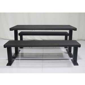 <span class=keywords><strong>Table</strong></span> et banc de <span class=keywords><strong>pique</strong></span>-<span class=keywords><strong>nique</strong></span> en bois en <span class=keywords><strong>plastique</strong></span> <span class=keywords><strong>recyclé</strong></span> multi-piédestal Accessible - Product Image 3