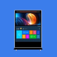 DYASUO tout-en-un support publicitaire LCD sur pied 6mm écran tactile capacitif pour restaurant magasin de détail centre commercial