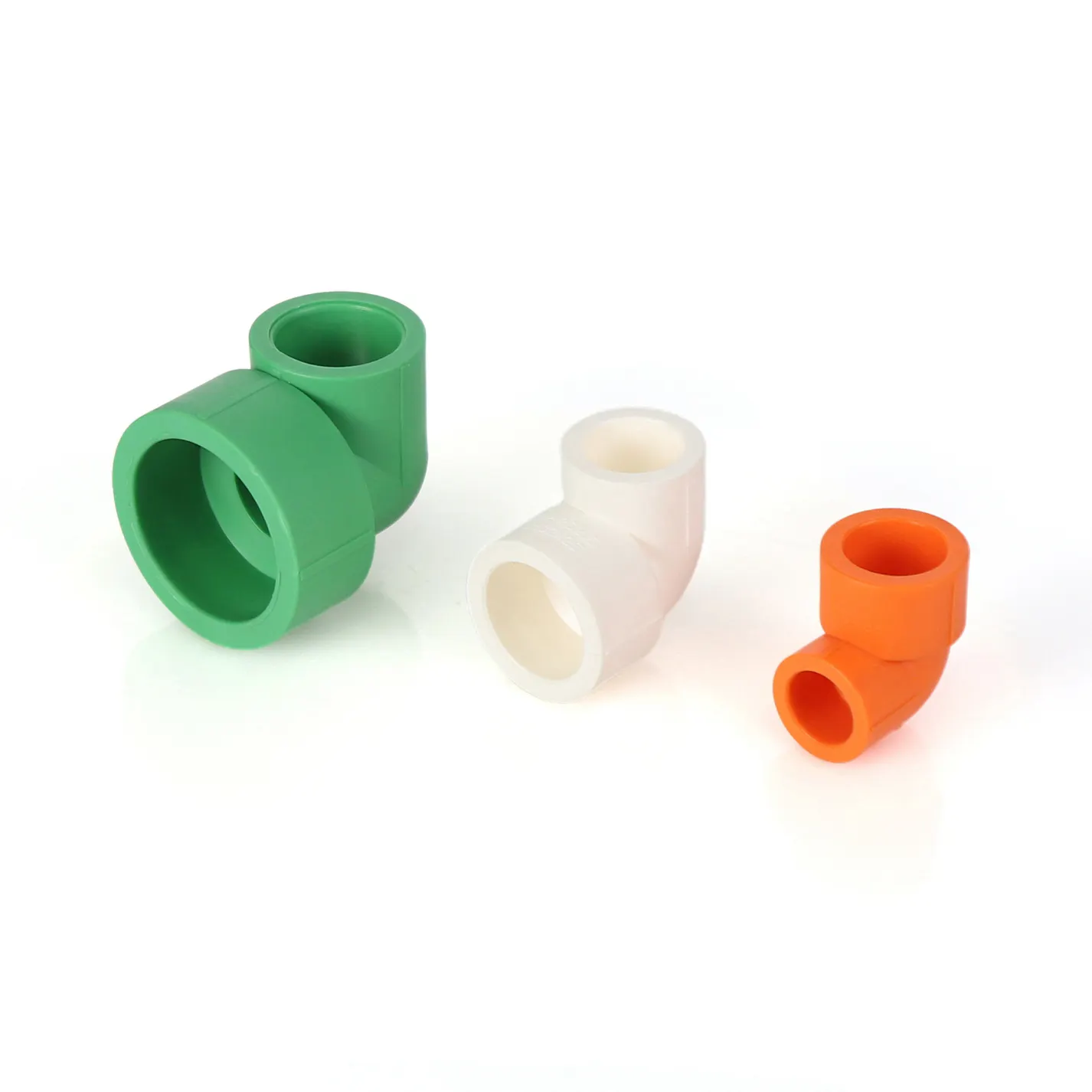 New Design Ppr Reducing Elbow Connector Plastic Plumbing Pipe Ppr Fitting Water Supply Ppr Elbow
