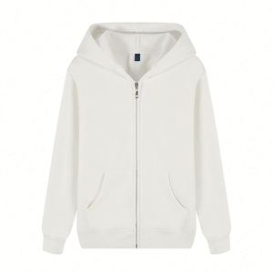 Sweat à capuche zippé de luxe en molleton 100 % coton, impression sérigraphique en relief personnalisée, grammage lourd 500 g/m², pull d'hiver, échantillon gratuit - Product Image 4