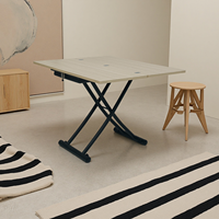 Ensemble de table pliante convertible en bois moderne de haute qualité, extensible, personnalisable (couleurs, logo, taille), pour salle à manger, marque OEM