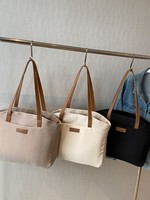 Sac fourre-tout vintage HAOXUAN élégant et simple, assorti aux couleurs, pour femme, nouveau style 2026, polyvalent, pour l'école, le travail, décontracté, grande capacité, simple