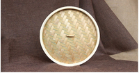 Panier à vapeur en bambou chinois 10 pouces, vente en gros, panier alimentaire portable unique, ustensiles de cuisine, restaurant, sushi, riz