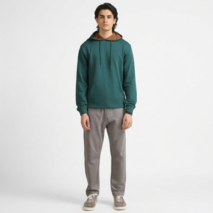 Sudaderas con Capucha para Hombre, Diseño 2025, Transpirables, Corte Holgado, con Logotipo Personalizado, Cómodas, Bicolor, para Invierno - Product Image 1