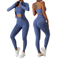 Nouvel ensemble de 4 pièces de sport et de yoga respirant, grande taille, couleur nude, sexy, avec soutien-gorge asymétrique, legging et short, pour la gym et le fitness