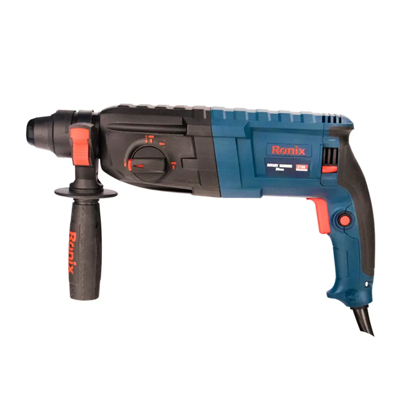 Ronix 2700 Hammer Drill Safety Clutch Electric Demolition Hammers Variable Speed Power Tool For Concrete Rotary Hammer