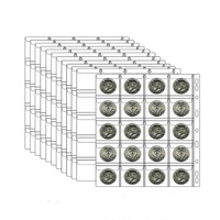 Album de collection de pièces de monnaie personnalisé timbre argent penny dollar vieux défi vitrine porte-pochettes reliure pour collectionneurs