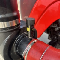 Tracteur chenillé bi-carburant 120 CV, véhicule tout-terrain à chenilles larges, cabine de conduite spacieuse, boîte de vitesses premium, moteur LAIDONG haute performance