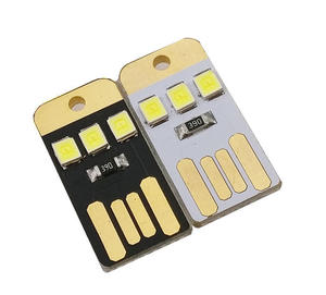 Mini Lámpara LED USB Portátil, Luz de Camping, Luz Nocturna para Bebés, Iluminación de Superficie, Accesorio Electrónico - Product Image 1