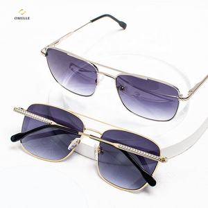 Gafas de Sol OMELLE de Metal Duradero - <span class=keywords><strong>Lentes</strong></span> Polarizadas con Protección UV400, Montura Completa <span class=keywords><strong>Estilo</strong></span> <span class=keywords><strong>Aviador</strong></span>, Ajuste Cómodo para Uso en Exteriores - Product Image 5